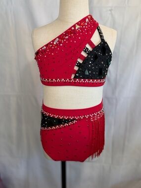 Jazz dance costume, child size 8, brand new